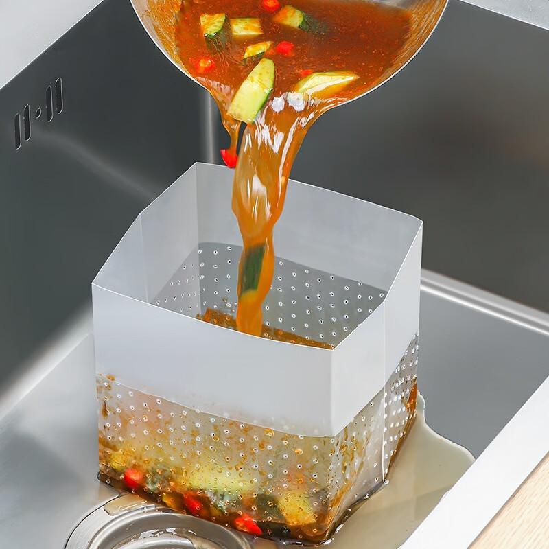 Кухонный самоклеящийся дренажный мешок для мусора, одноразовый фильтр для раковины, мешок для слива с дном против засоров