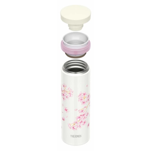 Thermos Water Bottle Made in Japan Vacuum Insulated Mobile Mug 500ml Hanazakura JNY-502 HNZ