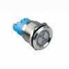 Новый металлический зуммер 19/22 мм DC12V 24V, водонепроницаемый сигнальный зуммер, индикатор из нержавеющей стали 304, красная лампа