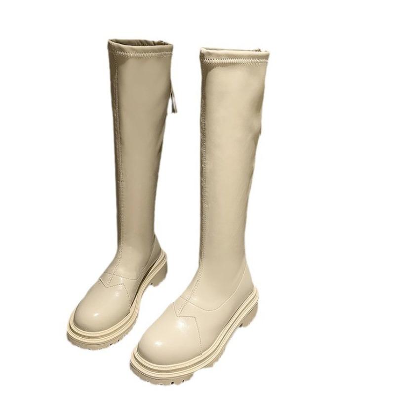 European and American New Thick Soled Thick Heel Fashionable and Slimming Knight Boots