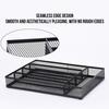 Kitchen Drawer   Carbon Steel Anti Slip Mesh Wire Utility Cutlery Tray Silverware Flatware Storage Divider for Spoons Forks