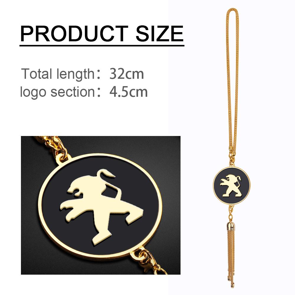 Car Accessory Element Decor Rearview Mirror Pendant Hanging Ornaments For Peugeot P208 3008 308 2008 207 508 607 301 106 406 407