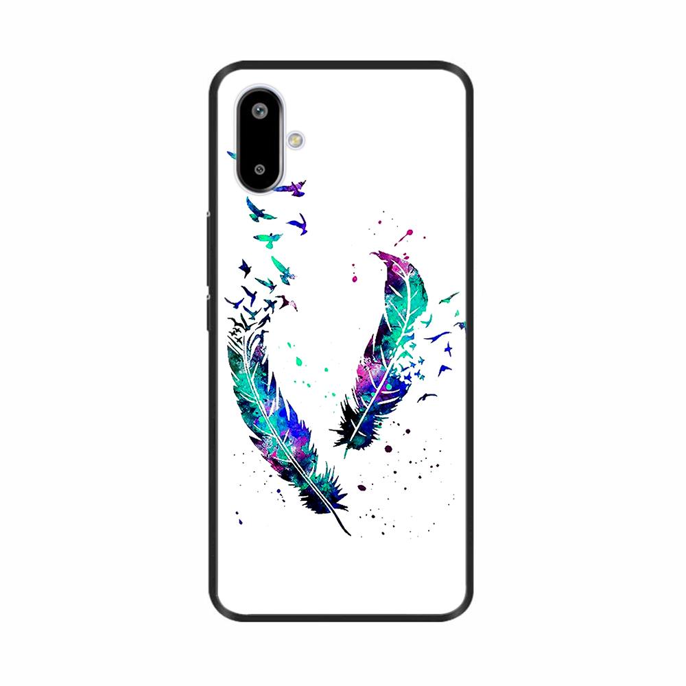 Для Samsung Galaxy F06 Чехол M06 Цветок Мягкий Силиконовый Задняя Крышка Для Samsung M06 Чехол Чехол для Телефона Ударопрочный Бампер Fundas Чехлы