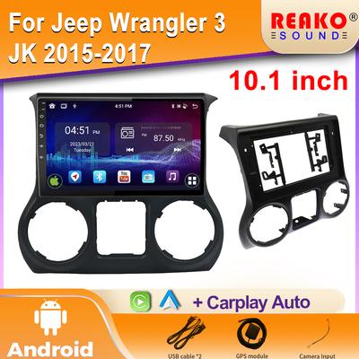 Android для Jeep Wrangler 3 JK 2015-2017 IPS экран автомобильный мультимедийный радиоприемник видеоплеер GPS навигация CarPlay Autoradio DSP