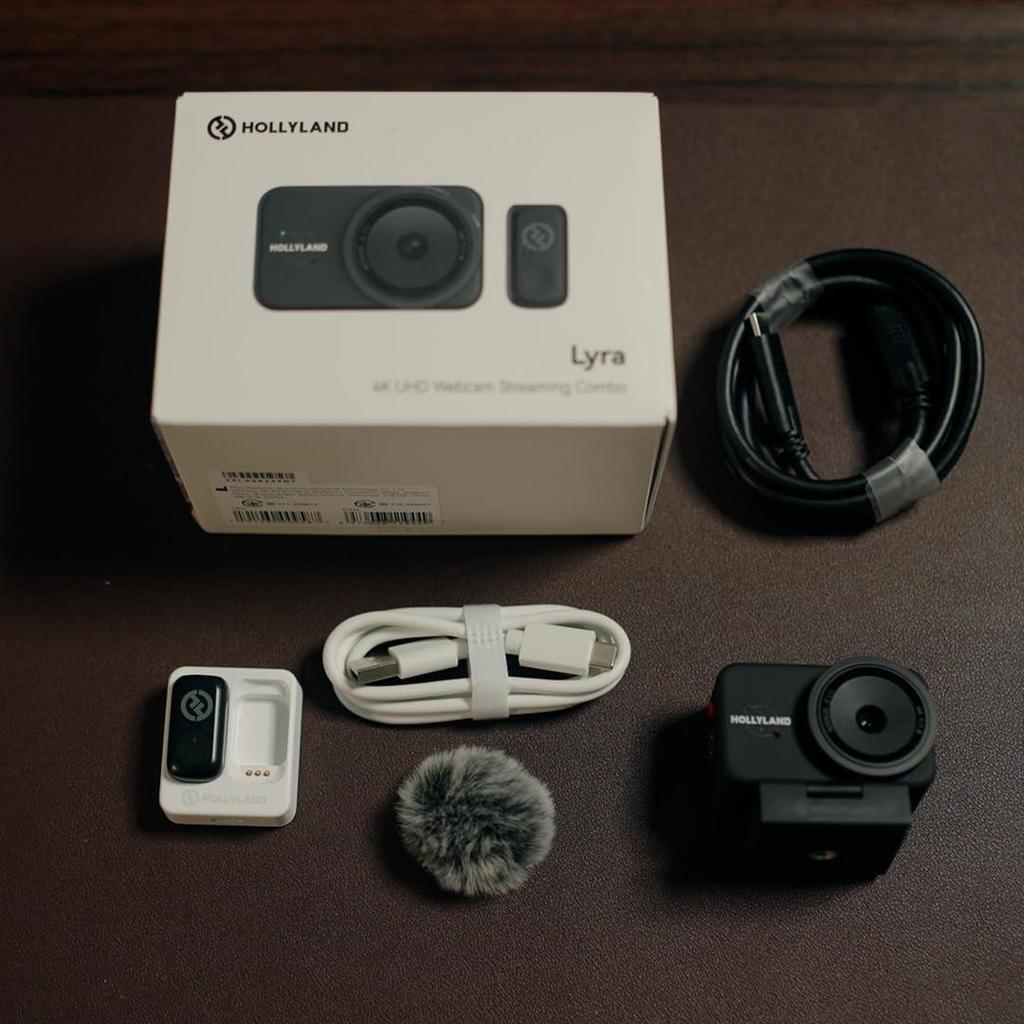 Hollyland Lyra 4K Ultra HD Webcam with CMOS Sensor, 4K Support