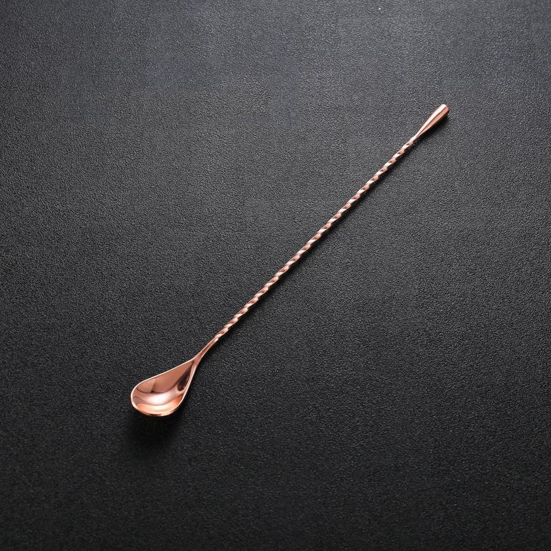 Длинная ручка для перемешивания коктейлей Барменская палочка для смешивания Ложка из нержавеющей стали Набор для бармена Аксессуары для виски Шейкер для барной кухни