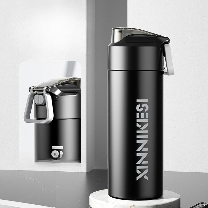 Термос большой емкости, мужская студенческая спортивная кружка для воды