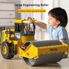 Children's Alloy Roller Toy Car Boy Sound and Light Inertia Digging Bulldozer Engineering Vehicle Toy