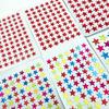 10 Sheets/Pack Of Children Award Glitter Stickers Five-Pointed Star Sticker Adhesive Package Label Party Decoration