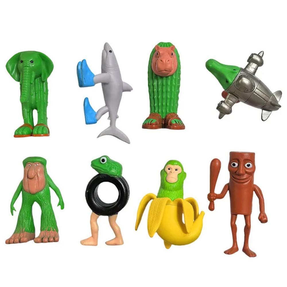 Итальянский Бред Тунг Сахур Фигурка Игрушка Тралалеро Тралала Фигурки Бомбардино Крокодил Шимпанзини Бананини Модель Декор Кукла Подарок