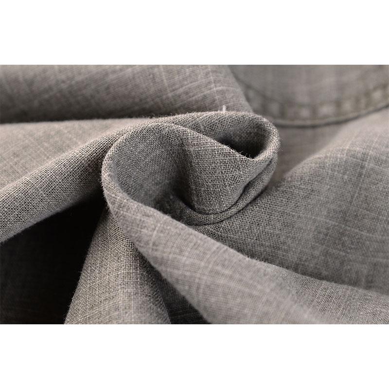 Осень-лето повседневные брюки из натурального хлопка и льна с высокой талией размера плюс льняные дышащие свободные мужские брюки