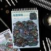 40 шт./книга Трехмерная миниатюрная сцена Наклейки-книжка Симуляция жизни DIY Наклейки 3D Наклейки-книжка Мультяшные Ручная работа