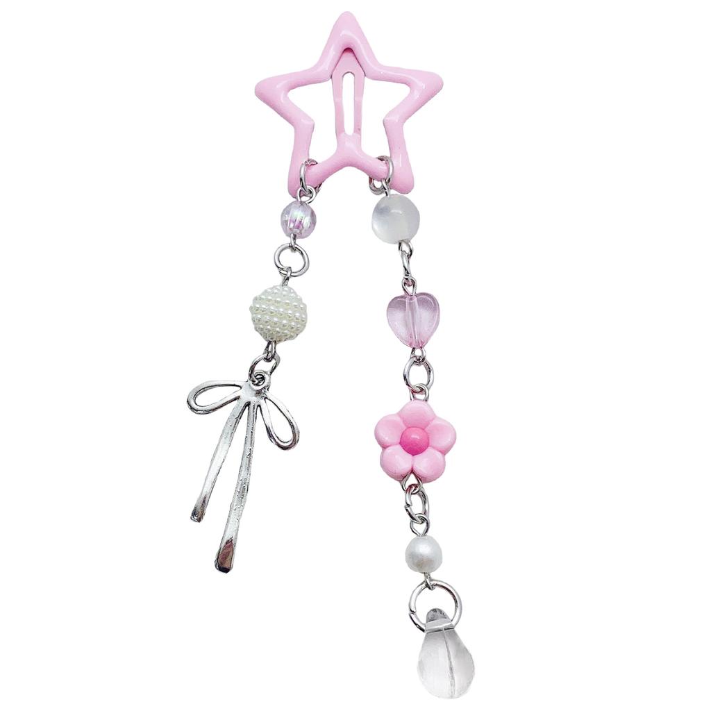 Sweet Star Shaped Hair Clip Ornament Lovely Star Hair Clip Accessory For Creating Adorable Hairstyles Effortlessly