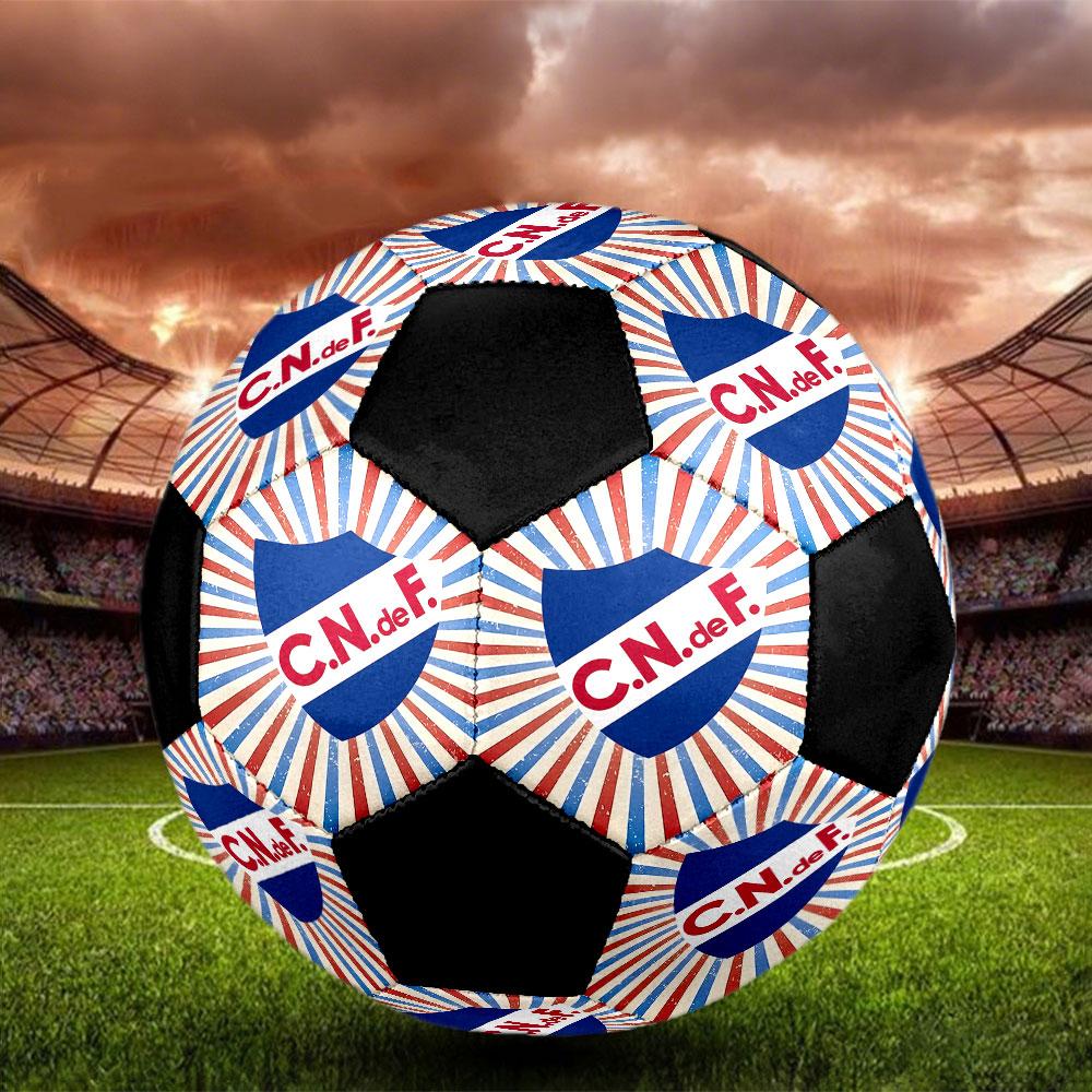1pc Club Nacional de Football Soccer Ball Size 5 Indoor Soccer Ball Fashion Colorful Backyard Game - Great For Sports Fans Gift HE24