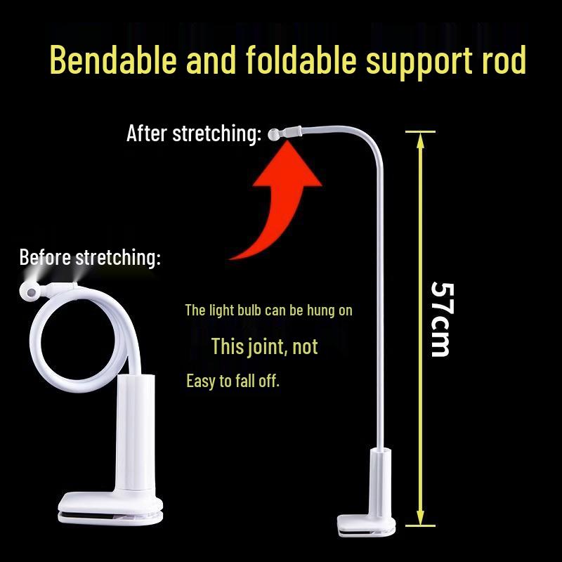 Сверхъяркий светодиодный декоративный фонарь для ночного рынка с настольным зажимом и функцией аварийной зарядки на открытом воздухе