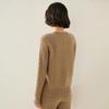 Women's Cashmere Sweater Qinghe Cashmere 100% Cashmere Autumn and Winter Cashmere Thickened Pullover Soft and Warm