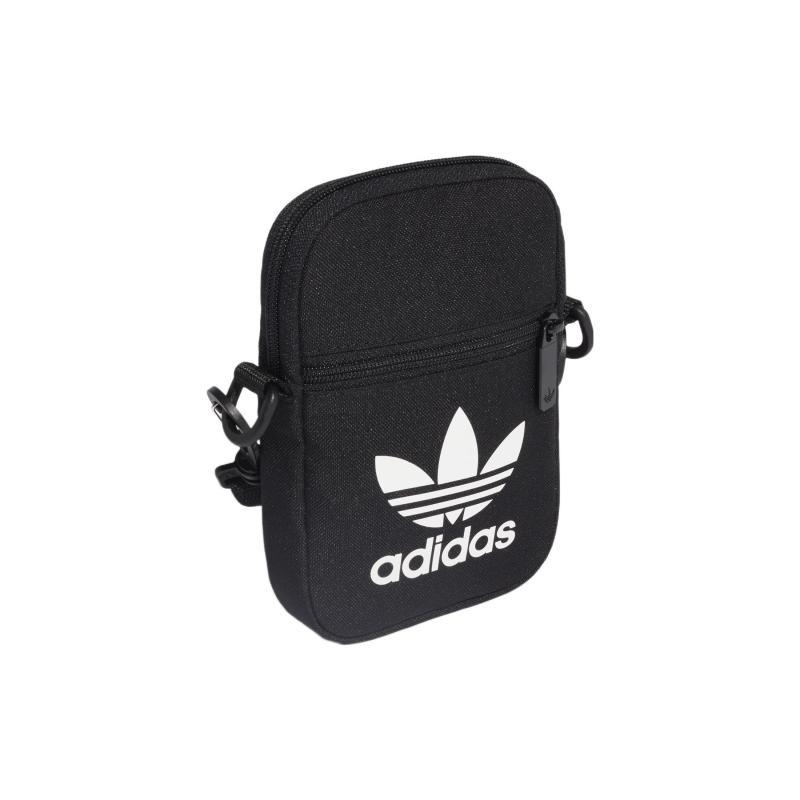 adidas Оригинальная сумка-чехол из полиэстера для мобильного телефона, наплечная сумка, сумка через плечо, мини, унисекс, черная, Adidas EI7411