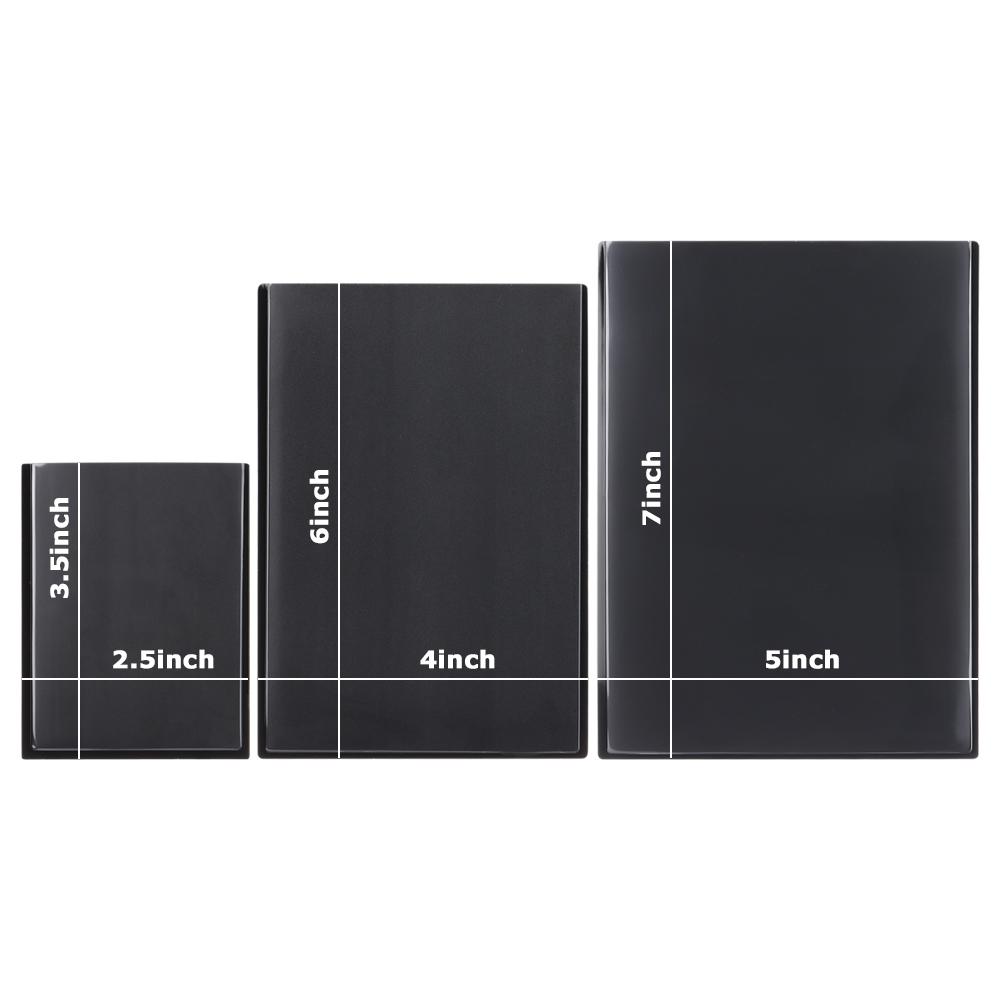 Black Fridge Living Decor Photo Magnetic Frame Picture Photoframe