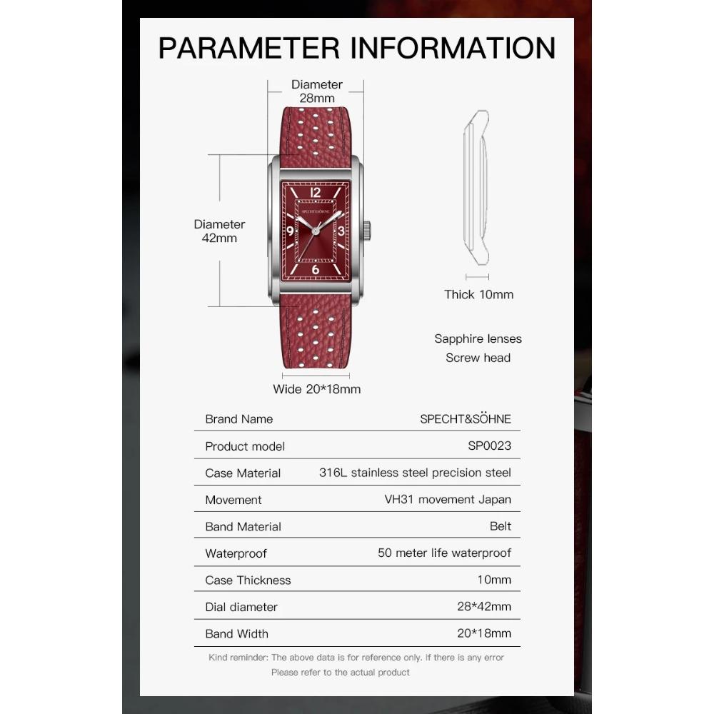 2025 Новые модные квадратные женские часы, ультратонкие VH31 Movt, повседневные мужские часы серого цвета, Reloj Hombre 28MM