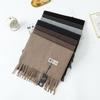 Cashmere Scarf Women's Winter Thickened Imitation Cashmere Scarf Versatile New Men's Shawl Solid Color Wool Scarf