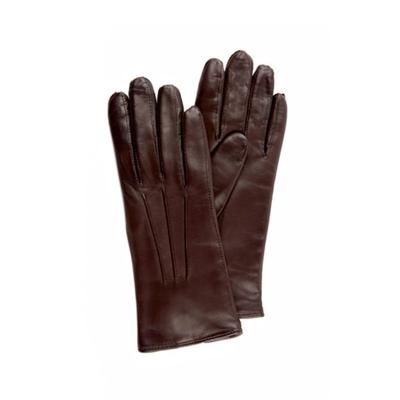 ТЁПЛЫЕ ПЕРЧАТКИ MANI из кожи наппа для женщин_Коричневые(Коричневый)