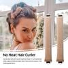 3Pcs/Set No Heat Hair Curler with Hooks Women Overnight Sleeping Curls Headband Curling Rod Soft Hair Roller Lazy Girls Long Hair Curling Styling Tool