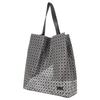 ISSEY MIYAKE CART S Pu Handbag, Shoulder Bag Regular Unisex Dark Gray & Light Gray BB62-AG411-19
