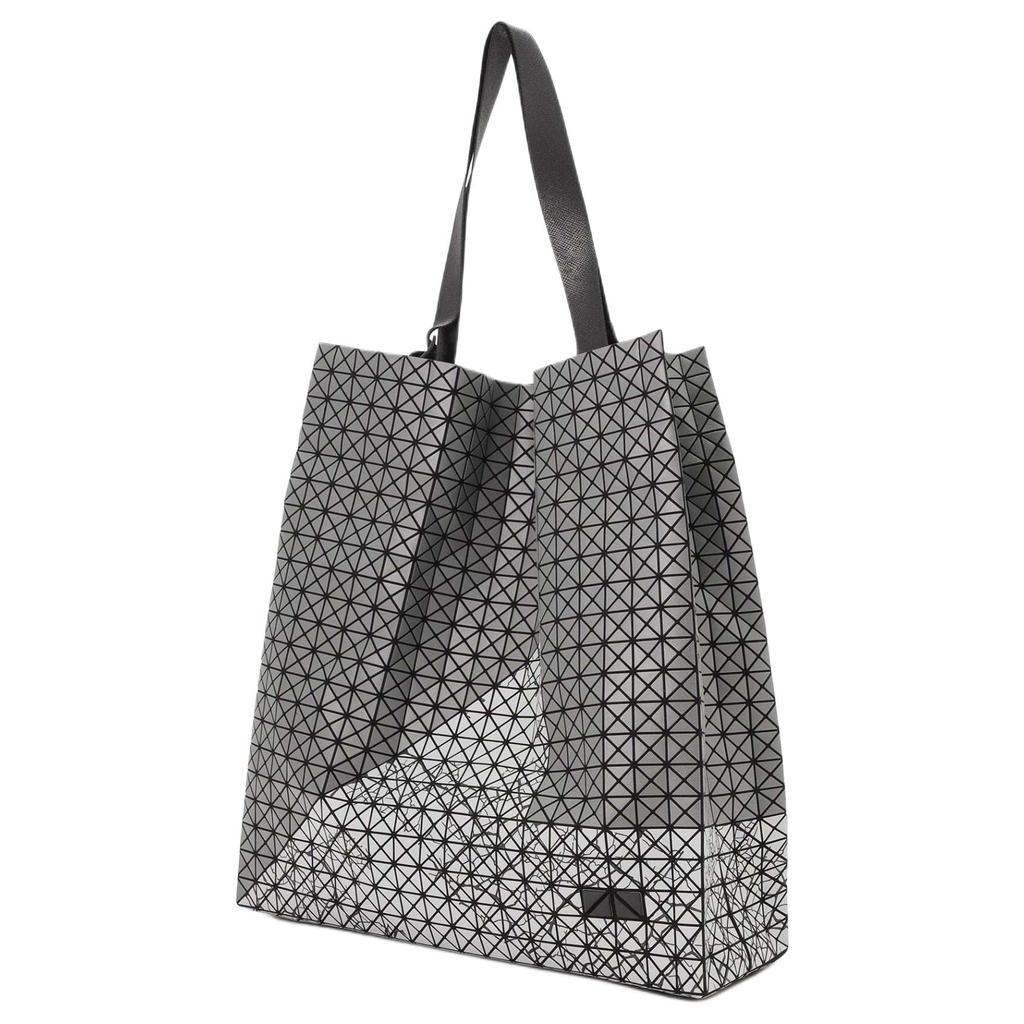 ISSEY MIYAKE CART S Pu Handbag, Shoulder Bag Regular Unisex Dark Gray & Light Gray BB62-AG411-19