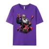 Rock Roll Christmas Santa Claus Guitar Player T-Shirts Autumn Soft Mens Tee Shirts Pure Cotton T Shirts