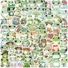 100 Small Size Cartoon Frog Doodle Stickers Decorate Guitar Notebook Suitcase DIY Waterproof