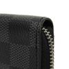 Used 12564 Zippy Wallet Vertical N63095 7940 New Zip Around RFID Current Model Damier Graphite Noir Men's from Japan