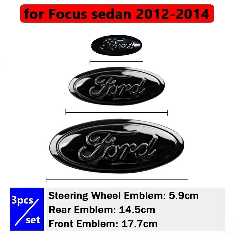 Новая наклейка на автомобиль 2026 года для Ford Передний задний значок для Ford Edge STline Kuga Focus Хэтчбек Седан Mondeo Taurus Escort Значок автомобиля S