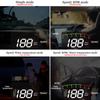 A900 Автомобильный проекционный дисплей Авто HUD Автомобильный проектор Дисплей С сигнализацией EOBD OBD2 Спидометр Лобовое стекло Электронные автомобильные аксессуары