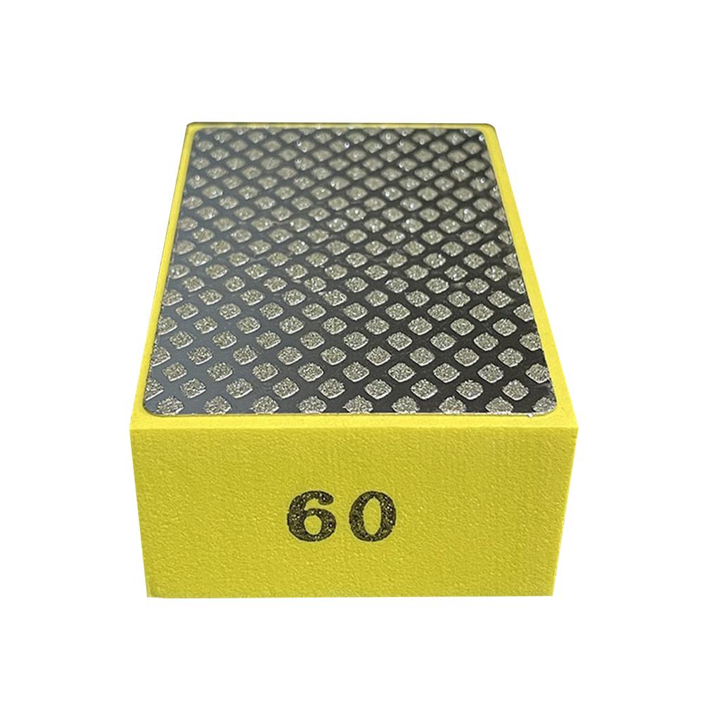Diamond Hand Pad Sanding Block Sharp Glass Grinding Polishing Pad Sanding Block Backing Hand-Held Sanding Block for Tile