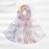 Classic Style Shawl Wrap Print Pattern Sun Protection Scarf New Chiffon Scarf  Fashion Accessory