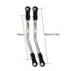 Injora Stainless Steel High Clearance Links With Rod Ends For 110 Rc Crawler Car Trx4 Scx10 Ii Scx10 Iii Vs4-10