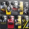 Суперкары Renault Чехол для iPhone Samsung Galaxy Redmi Note S 17 16 15 14 13 20 24 25 54 Pro Max Ultra Fe Air Закаленное Стекло Чехол