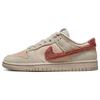 Женские кроссовки Dunk Low Terry Swoosh Pink Shimmer Sanddrift DZ4706-200