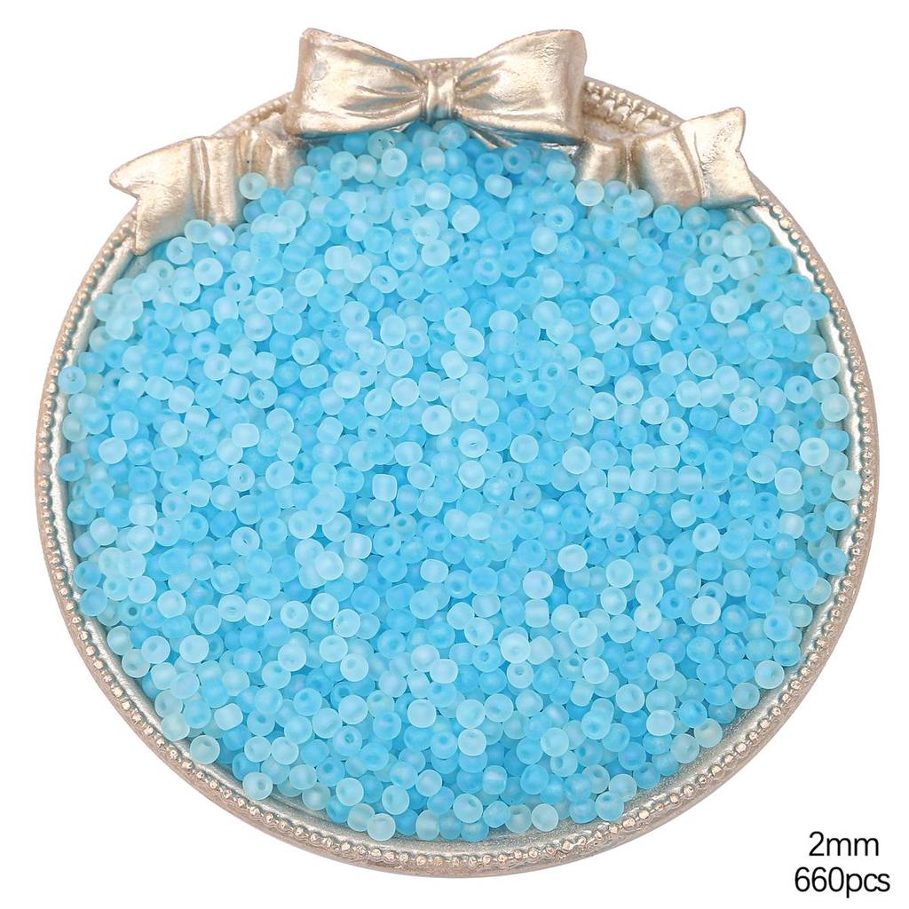 Высококачественные матовые стеклянные бусины-бисер разных цветов для изготовления украшений своими руками