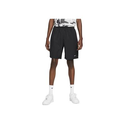 Тканые шорты Solo Swoosh черные/белые мужские уличная одежда DX0749-010