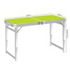 Adjustable Folding Table and Chair Set for Outdoor Markets, Camping, and Picnics