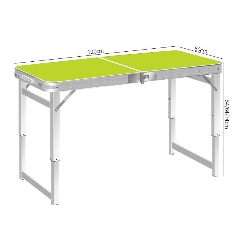 Adjustable Folding Table and Chair Set for Outdoor Markets, Camping, and Picnics