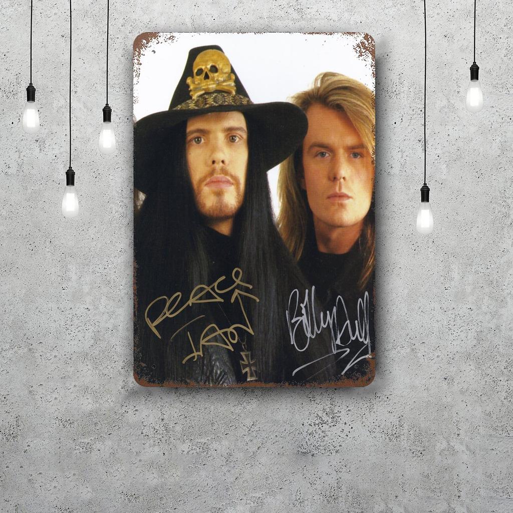 Ian Astbury Decor Poster Vintage Tin Sign Metal Sign Decorative Plaque for Pub Bar Man Cave Club Wall Decoration