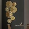 Wall Hanging Background Wall Decor Irregular Round Disc Wall Pendants Wall Ornaments Sofa Ornaments
