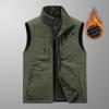 Double Sided Velvet Vest Outdoor Quick Drying Men's Thin Workwear with Shoulder Vest