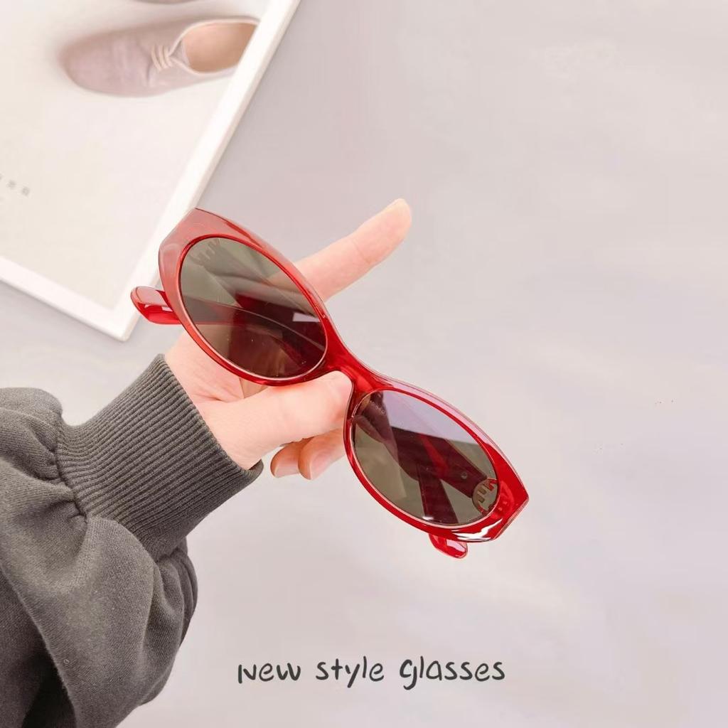 Korean Stylish Sunglasses Men Oval Shape Uv Protection Women Sun Glasses Outdoor Activity Sunglass Woman