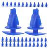 CVUTOVO 200pcs Car Weather Strip Clips Plastic Auto Retainer Clips Easy Installation Durable Universal Fasteners
