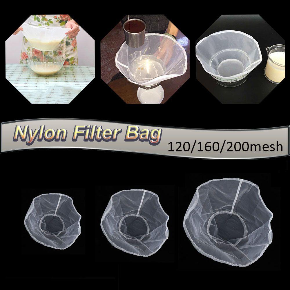 Wine Strainer Soymilk Cheesecloth Fine Mesh Bowl Shape Coffee Filter Nut Milk Bag Nylon Filter Bag