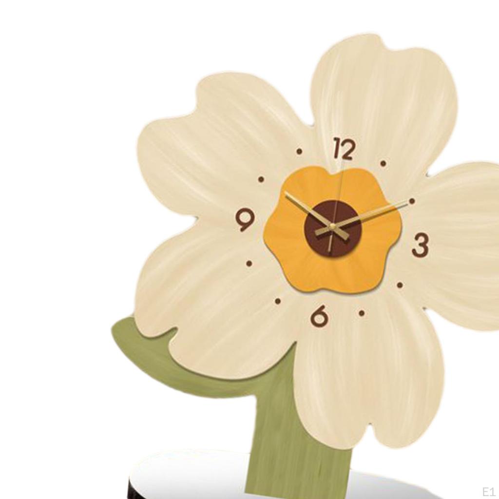 Декоративные аналоговые настольные часы, бесшумное нетикающее настольное украшение для полки, офиса, спальни,