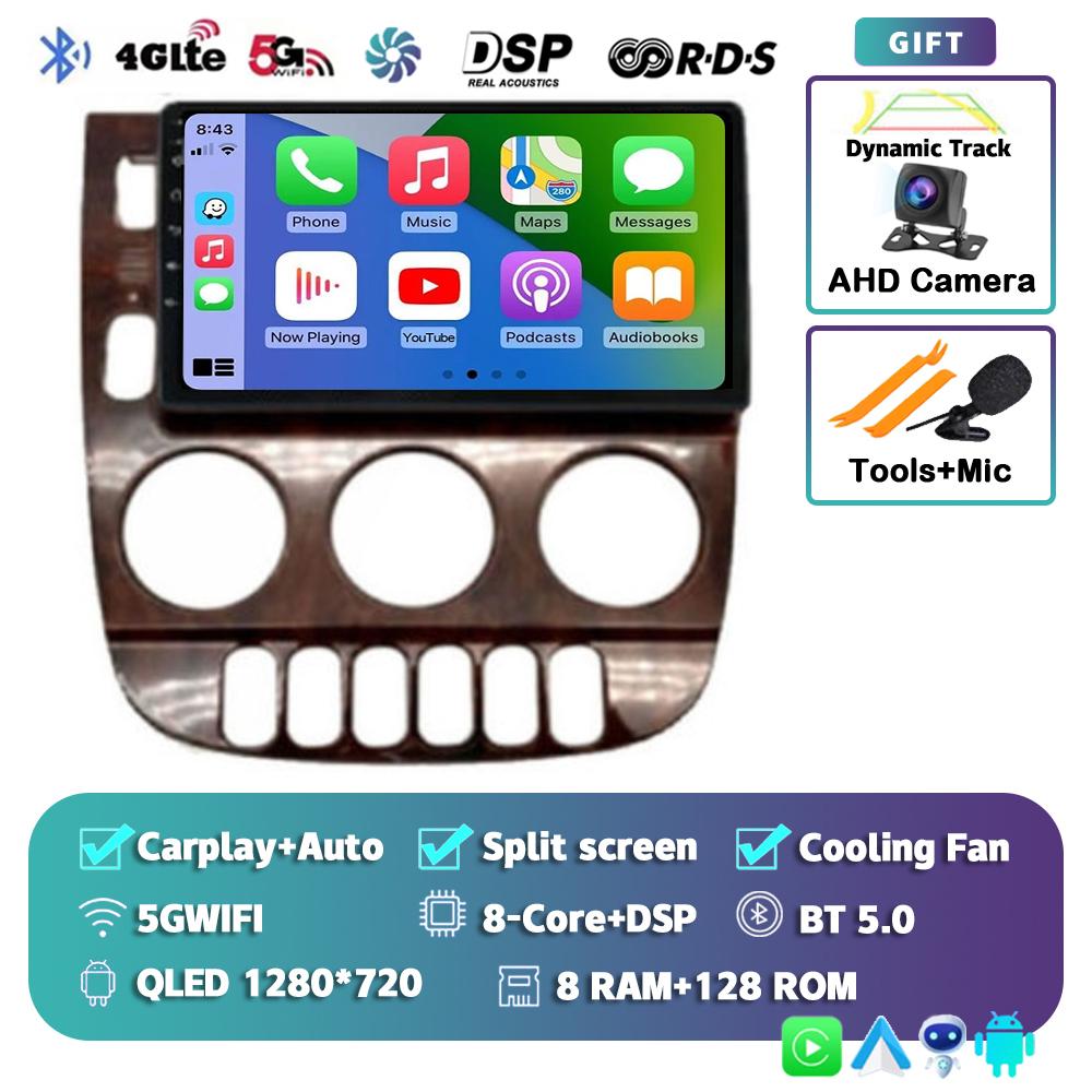 Android 13 Carplay Auto для Benz M-Class W163 ML 1997 1998 1999 2001 2002 2003 2004 2005 Автомобильный радиоприемник Мультимедийный проигрыватель Стерео DSP